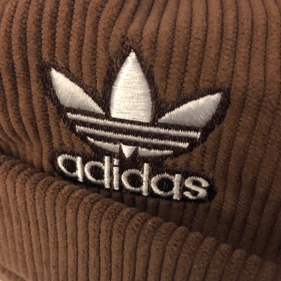 Adidas Corduroy Trefoil 2.0 Mini Backpack Color Preloved Brown NWT - Picture 8 of 16